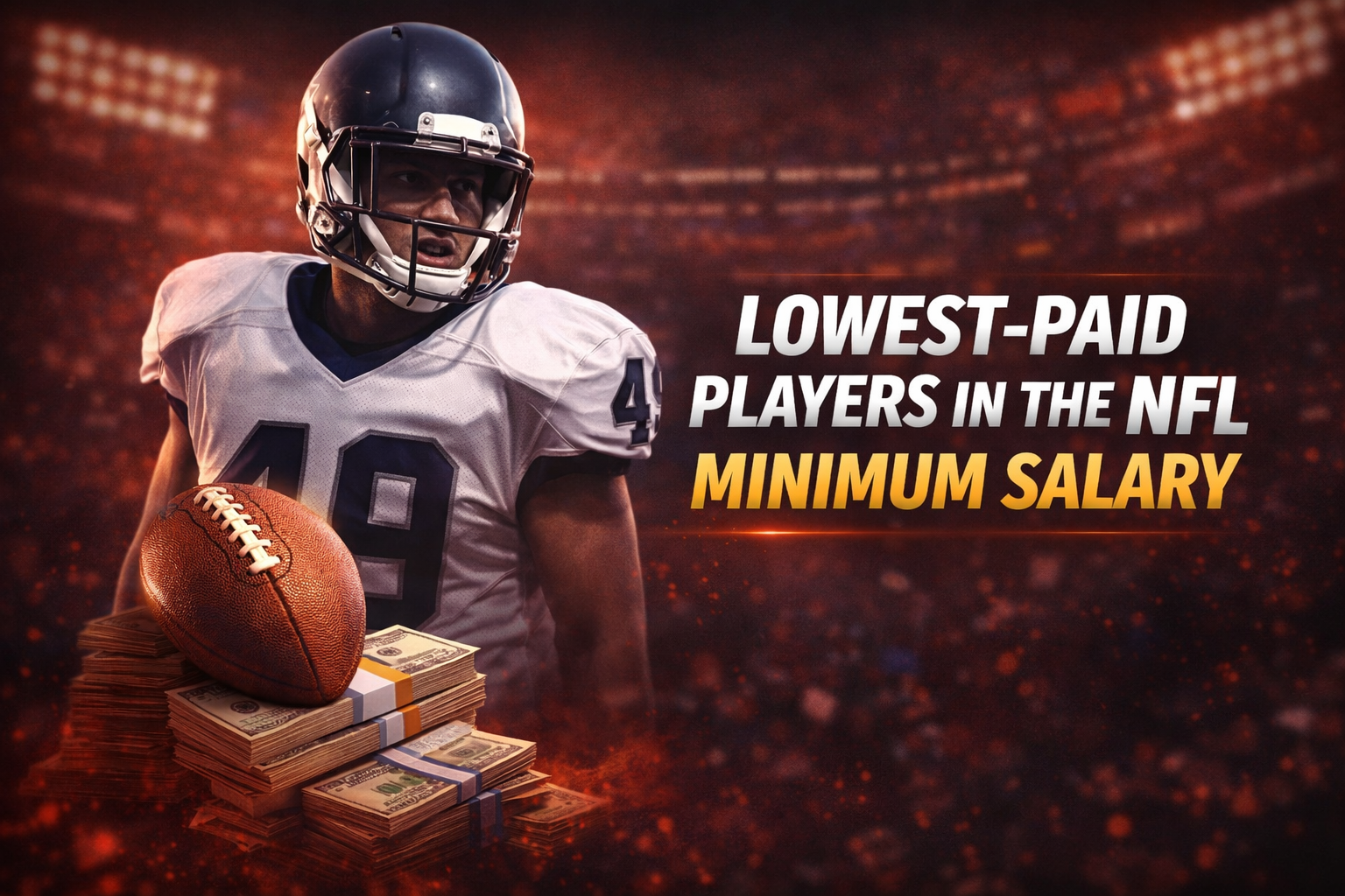💰 The Lowest-Paid Players in the NFL: How the League’s Minimum Salary Really Works
