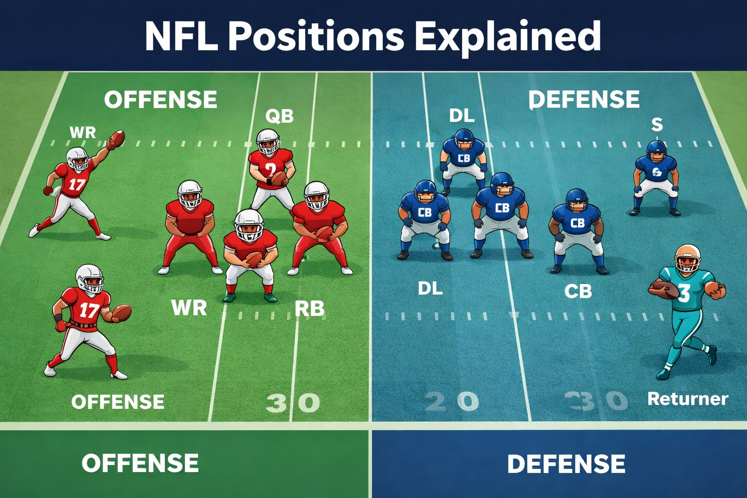 NFL Positions Explained: What Every Player Does (Easy Guide)