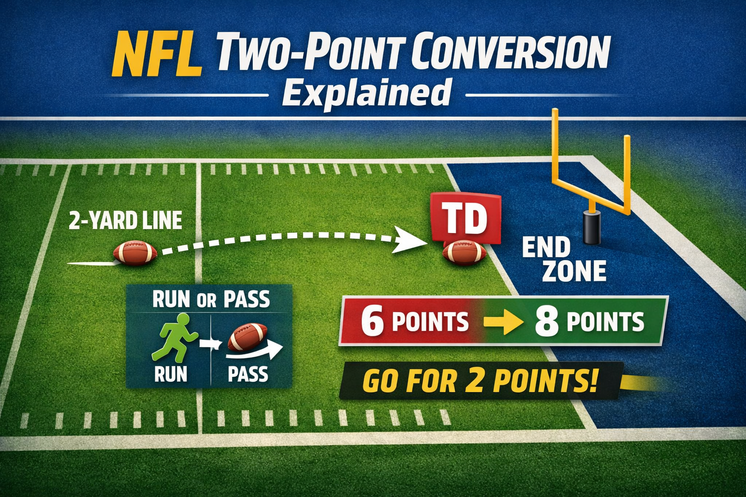 🏈 What Is a Two-Point Conversion in the NFL?