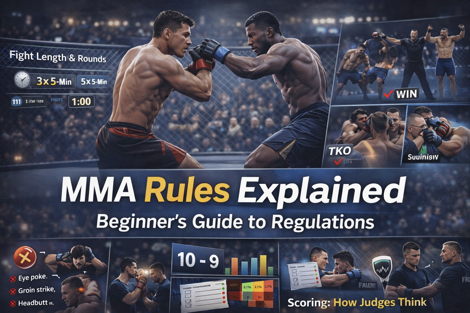 MMA Rules Explained: A Simple Guide for New Fans (2025)