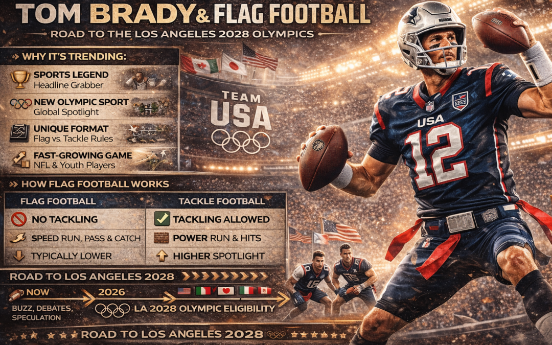Tom Brady’s Flag Football Buzz: Why It’s Trending and Why It Could Matter for LA 2028
